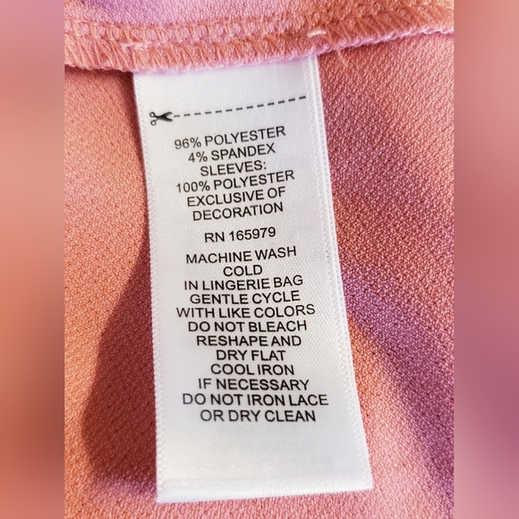 Cable & Gauge Bow Tie Mock Neck Top - Picture 9 of 9